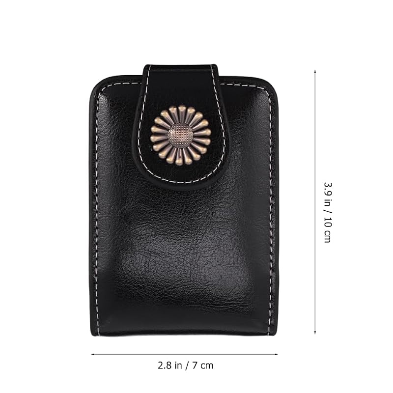 VALICLUD Compact Lipstick Pouch with Mirror - Portable Makeup Organizer