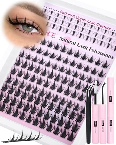 ALICE Manga Lash Clusters Kit with Invisible Band, Bond and Seal