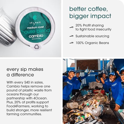 Cambio Roasters Organic Medium Roast Coffee Pods - 10ct