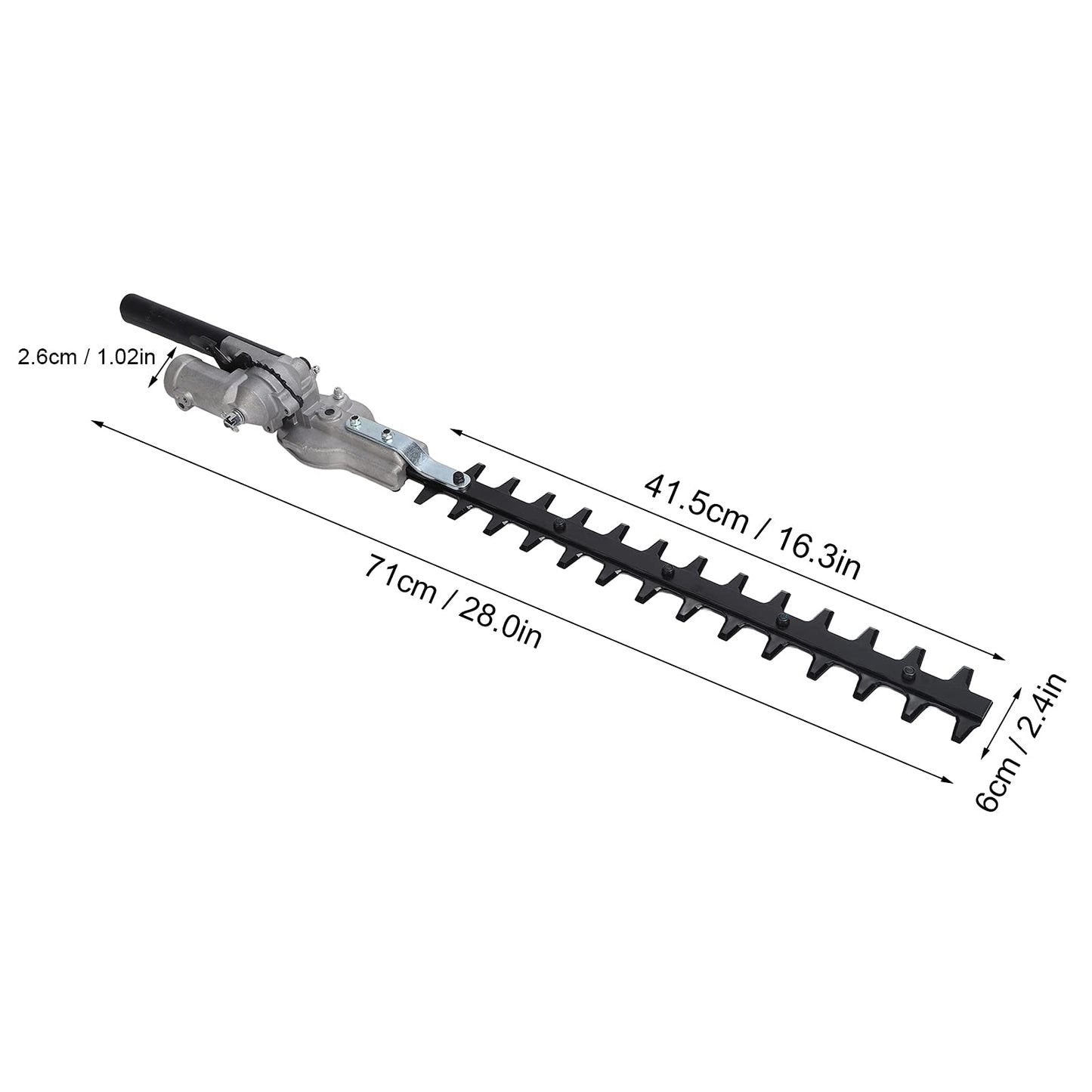 Hedge Trimmer Replacement Part 26mm Hedge Trimmer Blade Attachment, Garden Brush Cutters Garden Trimmers Blade Replacement Accessories, Round Hole Trimmer Blade