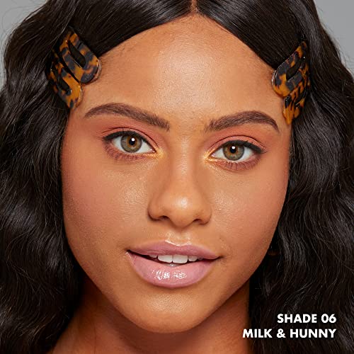 NYX PROFESSIONAL MAKEUP This Is Milky Gloss Vegan Lip Gloss 12H Hydration, Milk & Hunny, 0.13 Fl Oz
