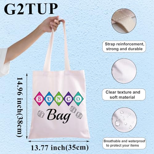 G2TUP Bunco Night Bag with Coffee Variation | Funny Bunco Dice Organizer Pouch