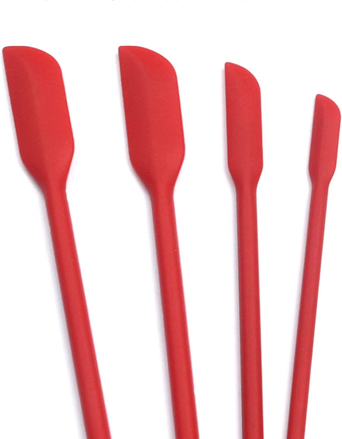 Beauty Spatula Set - 4 Mini Silicone Makeup Spatulas for Cosmetics & Kitchen | 3 Sizes Available