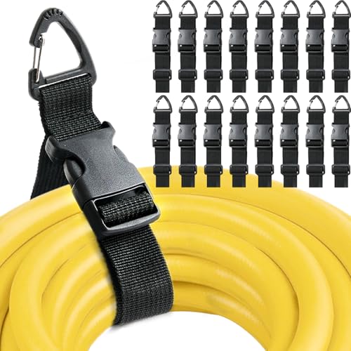 Heavy Duty Extension Cord Holder Organizer - 16 Pack Adjustable Straps