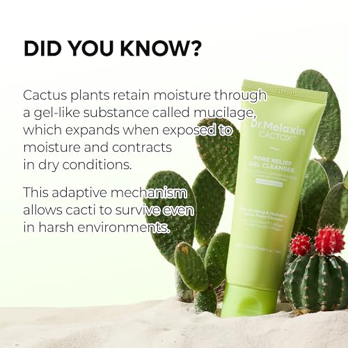 Dr.Melaxin Cactox Gel Cleanser - Hydrating Foam for Pore Relief, 120ml