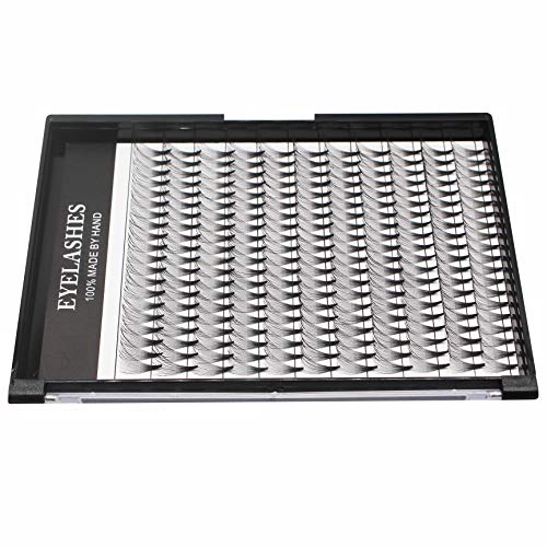 Bodermincer 20D Premade Russian Volume Fans Eyelashes, 0.07mm D Curl 14mm