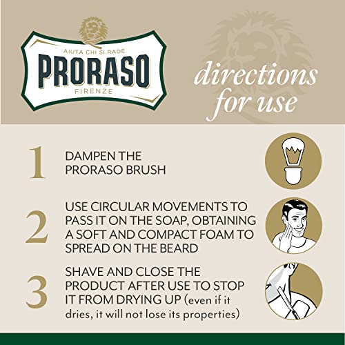 Proraso Shaving Soap - 5.2 oz Made in Italy for Smooth Shave