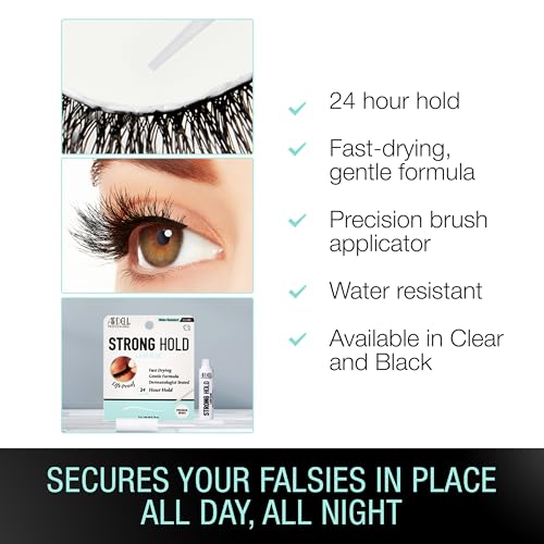 Ardell Strong Hold Lash Glue - Waterproof Clear Adhesive, 5g