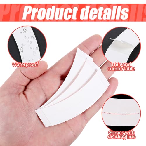 50pcs Waterproof Wig Tape Strips for Lace Front Wigs - Strong Hold
