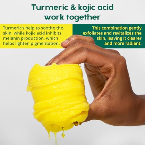 Kojic Acid & Turmeric Cleansing Pads - 100 Pre-soaked Pads for Face & Body