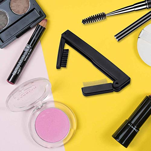 Dual-Sided Mascara & Brow Grooming Tool - Portable Lash Separator