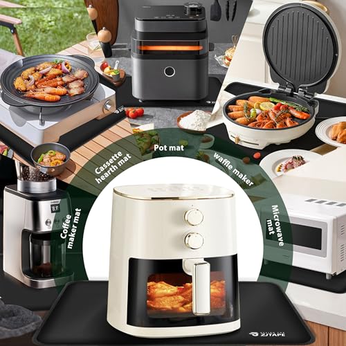 Heat Resistant Silicone Mat for Air Fryer - 19.6 x 11.8 in, Non-slip & Waterproof