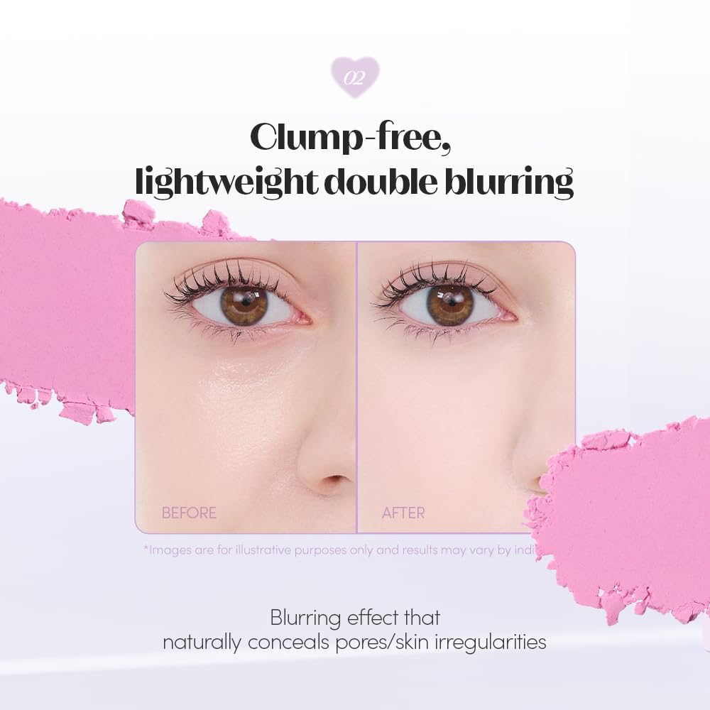 ETUDE Zero Sebum Loose Powder Purple, Lavender Tone Correcting Finely Milled Powder for Yellow Undertones, Lightweight Shine Control, Soft Matte Blur, 4g
