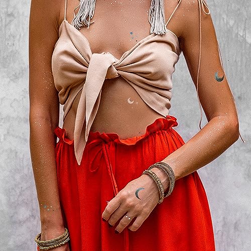 Silver Glitter Face Freckles & Body Tattoos – 25 Celestial Patches