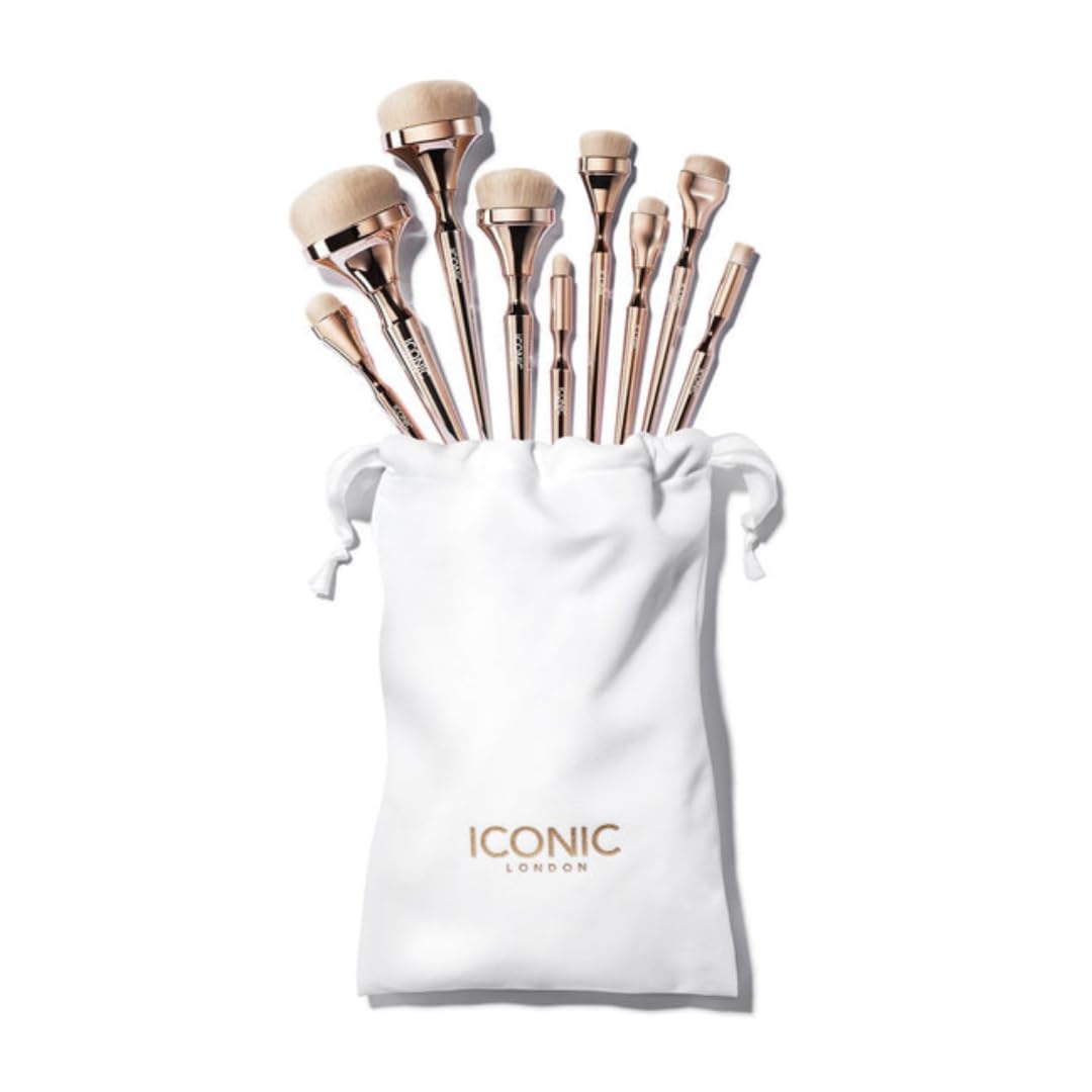 HD Blend Brush Set - Luxury Synthetic Makeup Brushes for Flawless Application | Vegan-Friendly, Perfect for Buffing & Blending