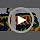 HonuGoGo Rainbow Gradient Hanging Swirls - 48 Pc Party Decorations