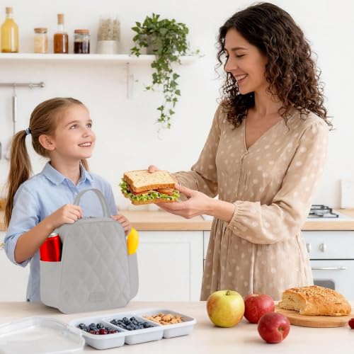 SODEER Insulated Lunch Box for Work & Travel - Lightweight, Leakproof Cooler