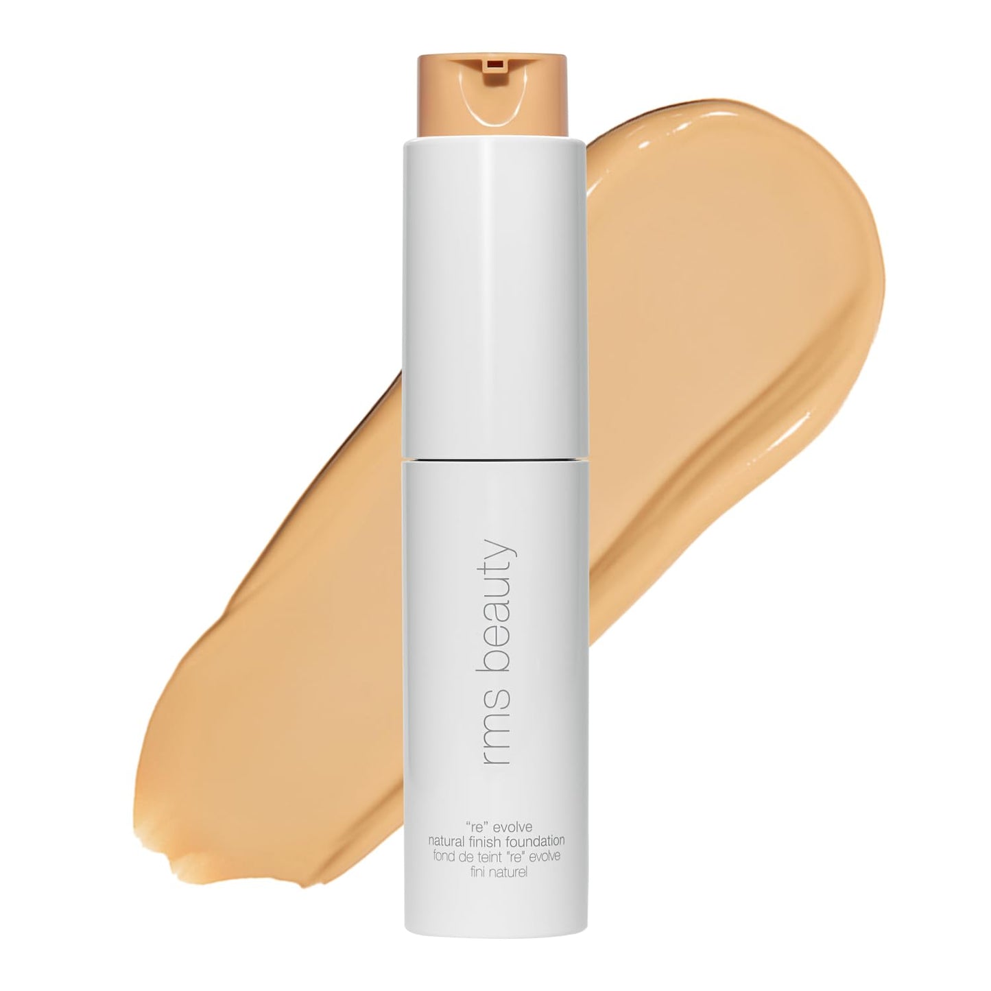 RMS Beauty ReEvolve Liquid Foundation - Silicone-Free Medium Coverage Skin Tint for Mature Skin | Hydrating & Firming - 1oz