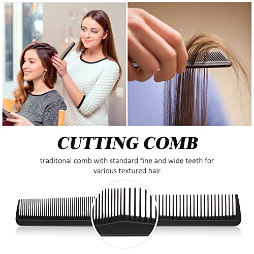 Patelai 5-Piece Carbon Fiber Hair Cutting Comb Set