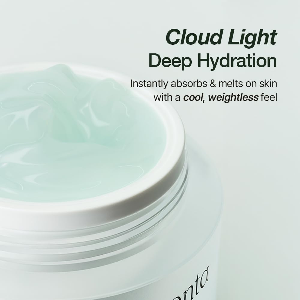 Cica Cream Gel Face Moisturizer - Natural Relief for Sunburn, Hydrating & Soothing Sensitive Skin | 1.7 Fl oz / 50ml