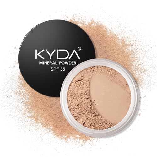 FREEORR Mineral Powder Foundation SPF 35 Medium Beige #03 – Loose Foundation with Buildable Coverage