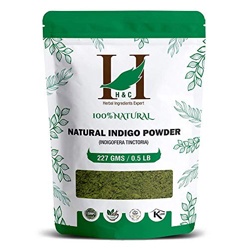 H&C Natural Henna and Indigo Hair Dye Powder Value Pack - 1 lb Total