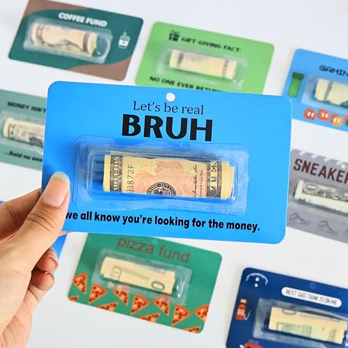 9-Pack Funny Cash Gift Cards - Creative Money Holder for Gifting