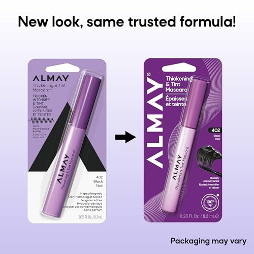Almay Thickening & Tint Mascara - 402 Black, 24HR Wear