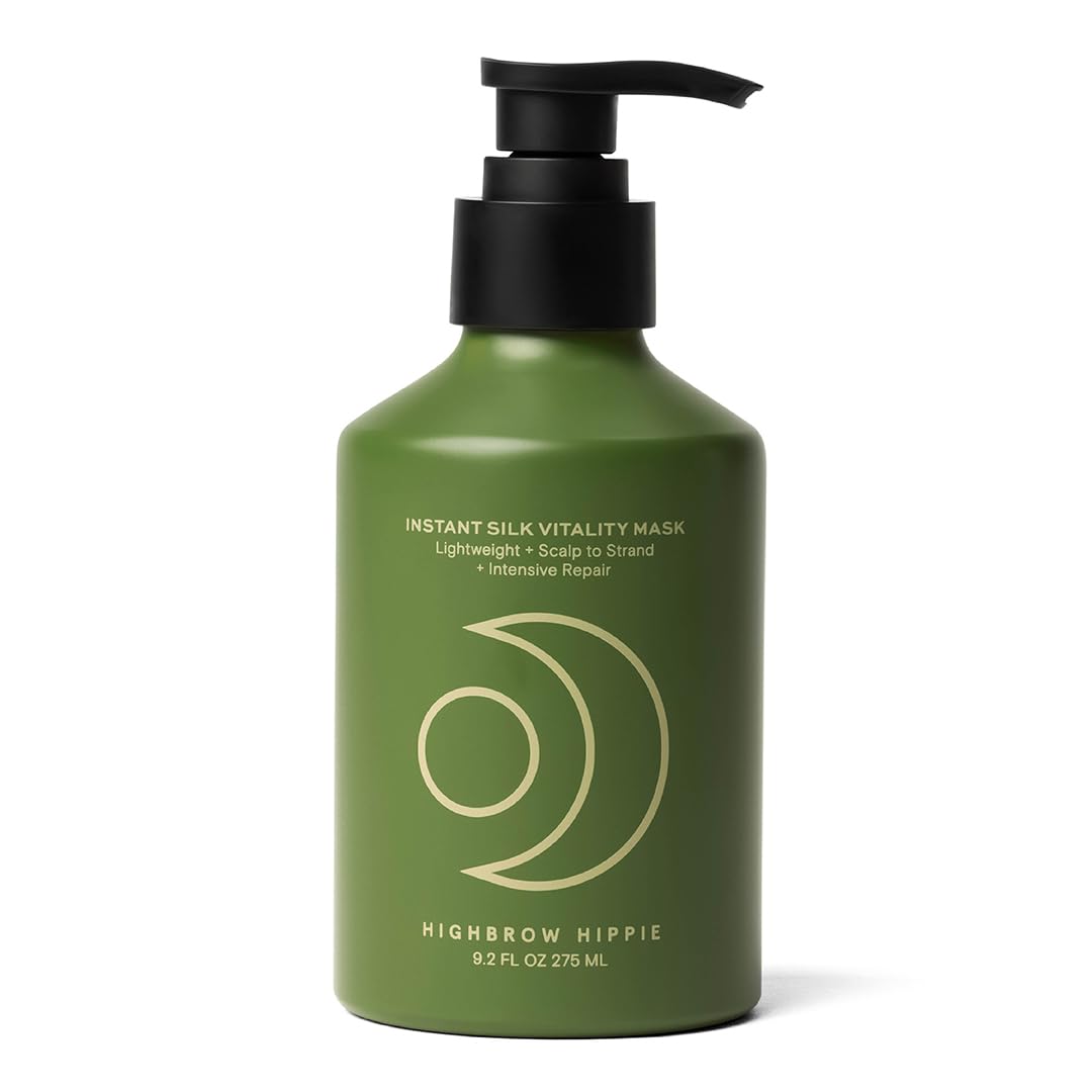 Instant Silk Vitality Hair Mask - Lightweight Repair Treatment with Tsubaki Seed Oil & Probiotic Ferments | 275mL for All Hair Textures