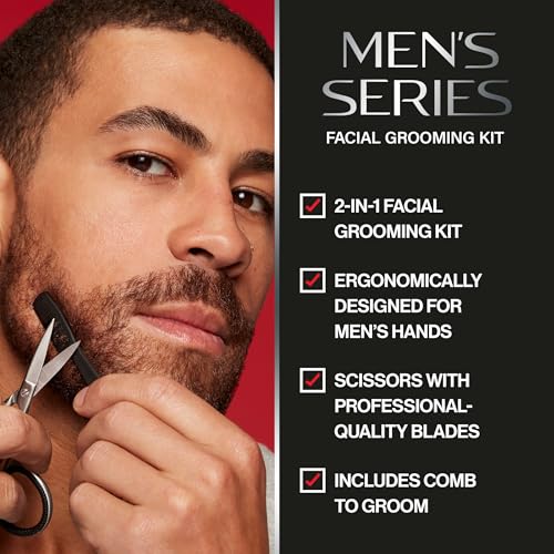 Revlon Men's Facial Grooming Kit - Beard Scissors & Comb