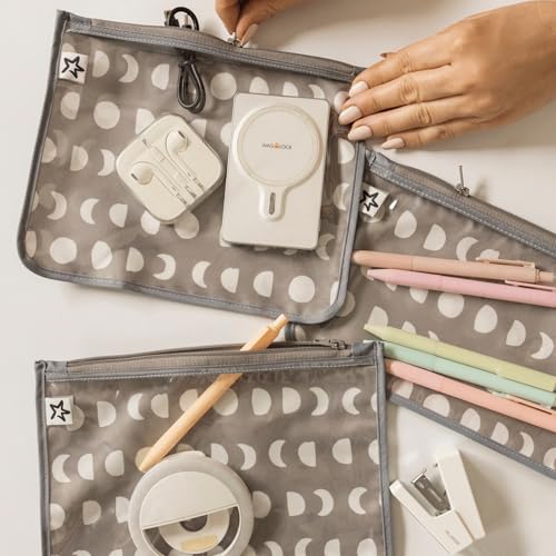 Tiny Twinkle Luna Diaper Bag Organizing Pouches - 3 Pack Travel Bags