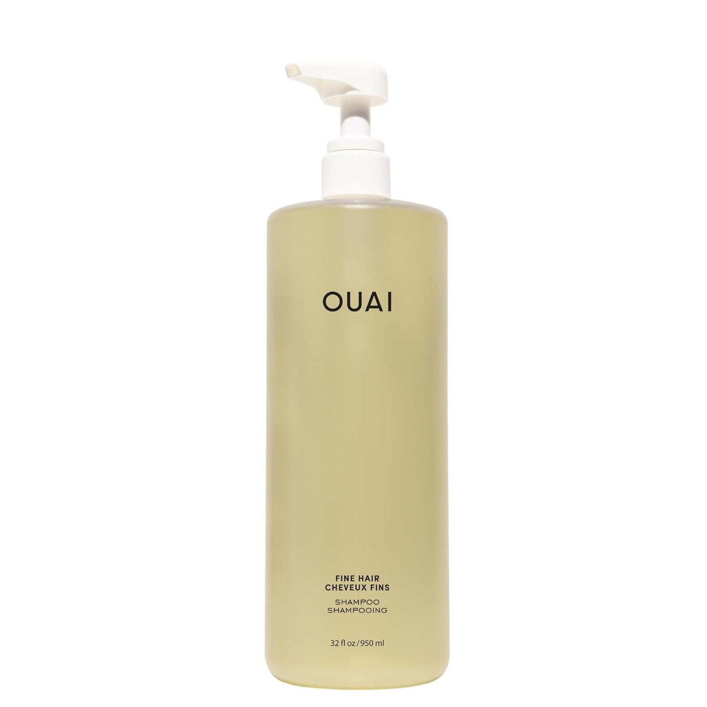 OUAI Fine Hair Shampoo - Biotin Thickening Shampoo for Flat, Thin Hair | Volumizing & Strengthening with Keratin & Chia Seed Oil - 32 Oz