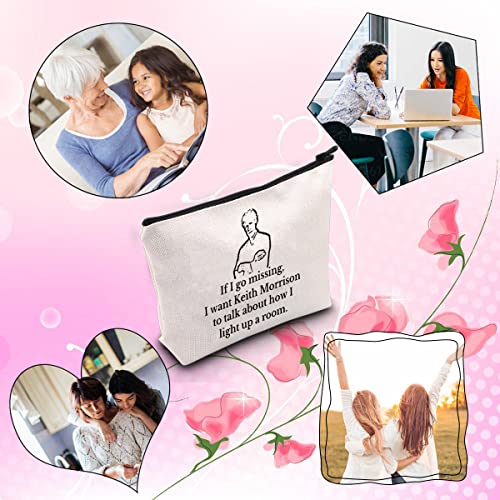 True Crime Podcast Makeup Bag - Canvas Cosmetic Organizer Gift
