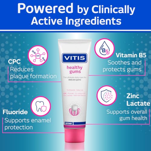 Vitis Gums Toothpaste 100ml – Gum Health & Enamel Strengthening