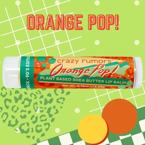 Crazy Rumors 90's Mix Lip Balm 4-Pack - Vegan & Natural Flavors