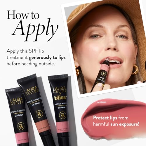 LAURA GELLER Shine-n-Shield Hydrating Lip Balm SPF 15, Sunset Sands