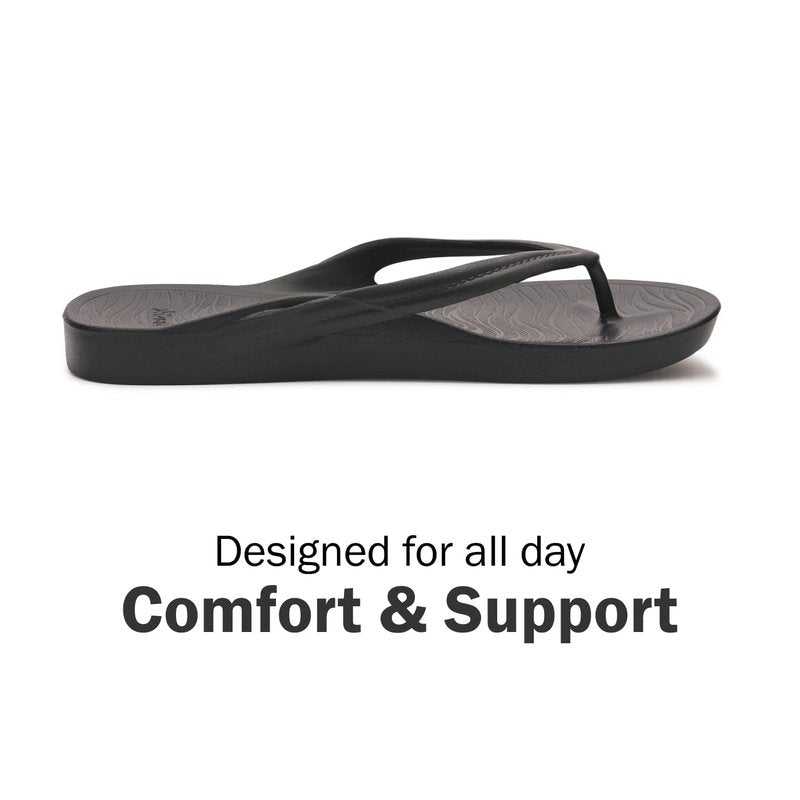 Sanuk Palmer Arch Support Flip Flops for Women – Water Friendly, Floatable & Lightweight | Non-Slip Grip | Pool & Beach Sandals for Women