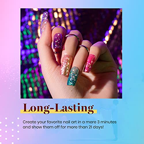 Beetles Glitter Gel Polish Set - 6 Colors UV Soak Off Nail Polish