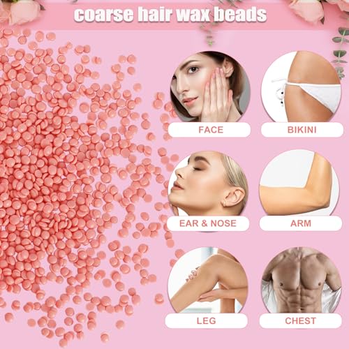 PURPLESKY Hard Wax Beads Bulk 1.5lb for Hair Removal, Painless & Gentle on Sensitive Skin