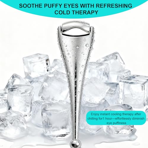 LIZICH Metal Eye Massage Roller for Dry Eyes, Styes, and MGD Relief