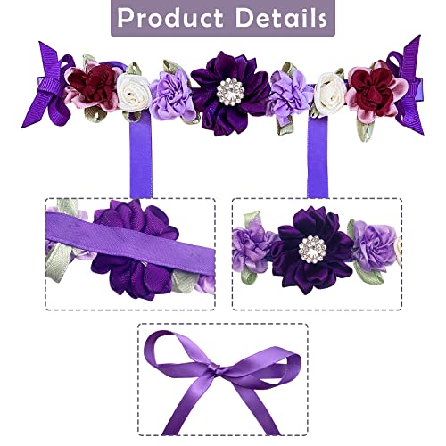 Ballet Bun Wrap Flowers - 6pcs Hair Accessories for Dancers (BLE)