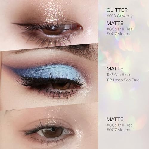 KYDA Navy Blue Matte Eyeshadow Compact - Deep Sea Blue #119