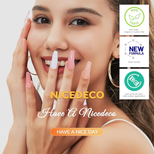 Nicedeco HEMA-Free Clear Builder Nail Gel 15ML 7-in-1 Nail Extension & Strengthener