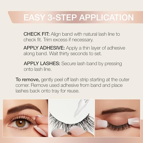 Ardell Nourish Lashes 752 - Voluminous False Eyelashes with Peptides