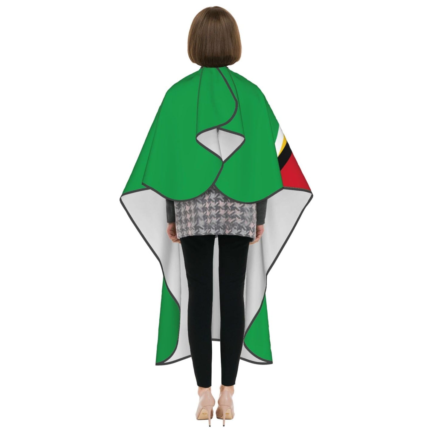 Guyana Flag Hair Cutting Barber Cape Hair Salon and Dyeing Styling Cloth for Women/Men