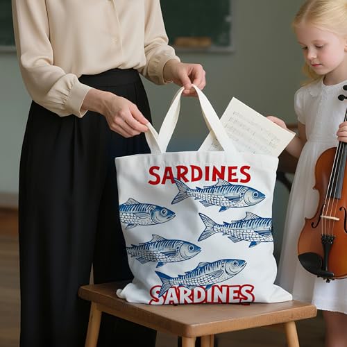 Sunny Beach Reusable Canvas Tote Bag for Summer Shopping