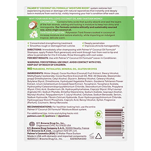 Palmer's Coconut Oil Deep Hair Conditioner Pack - 12 Treatments