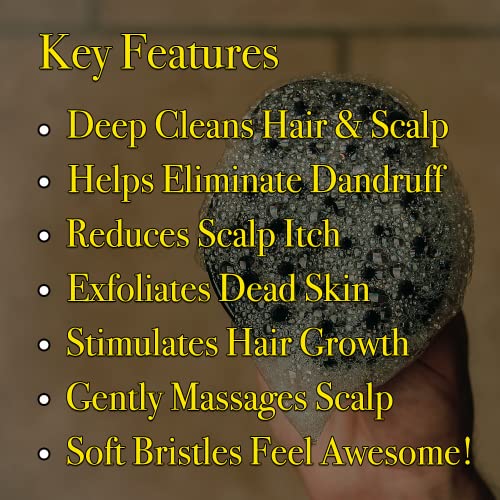 Pete & Pedro Silicone Scalp Massager and Exfoliating Shampoo Brush
