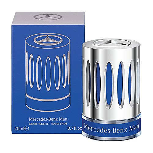 Mercedes-Benz Man Eau de Toilette Travel Spray, 0.68 Oz Woody Citrus Cologne
