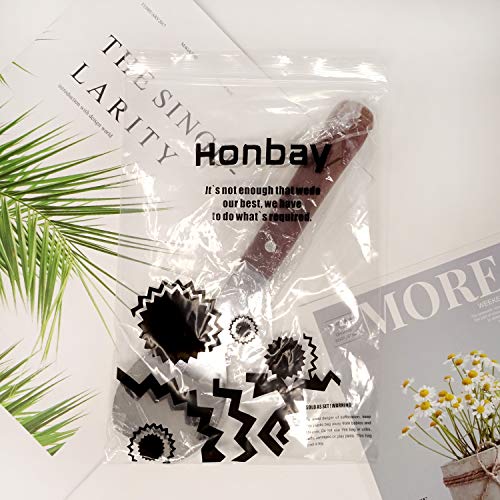 Honbay Stainless Steel Ice Cream Scoop with Wooden Handle